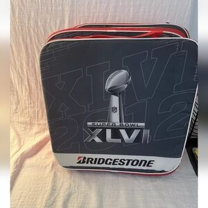 2012 Super Bowl Seat Cushions Set of 4 Giants vs Patriots